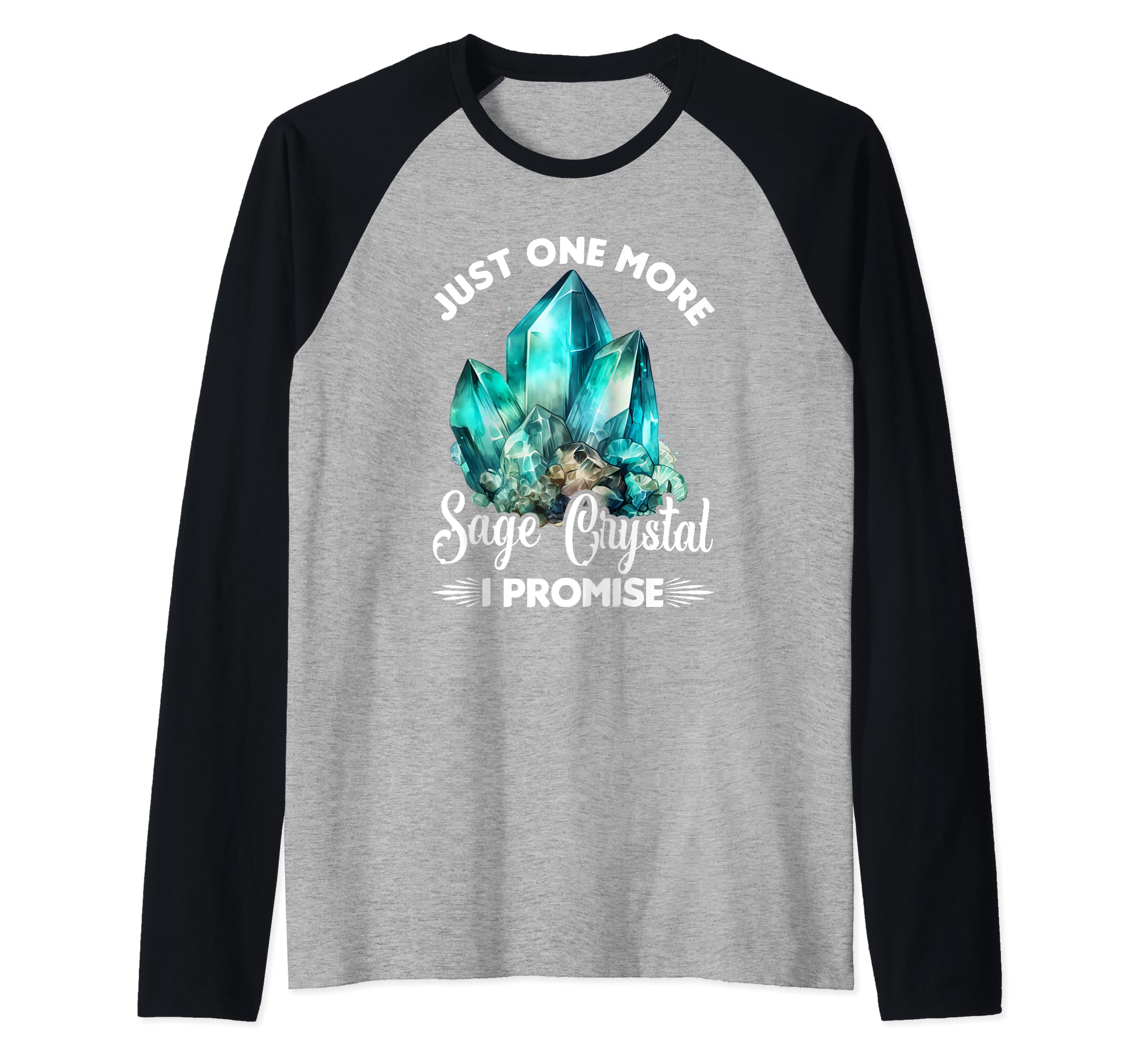 Sage Crystal Reiki Crystal Healing Stones Hoodie - Graphic Print Unisex - T-Shirt, Sweatshirt, Hoodie