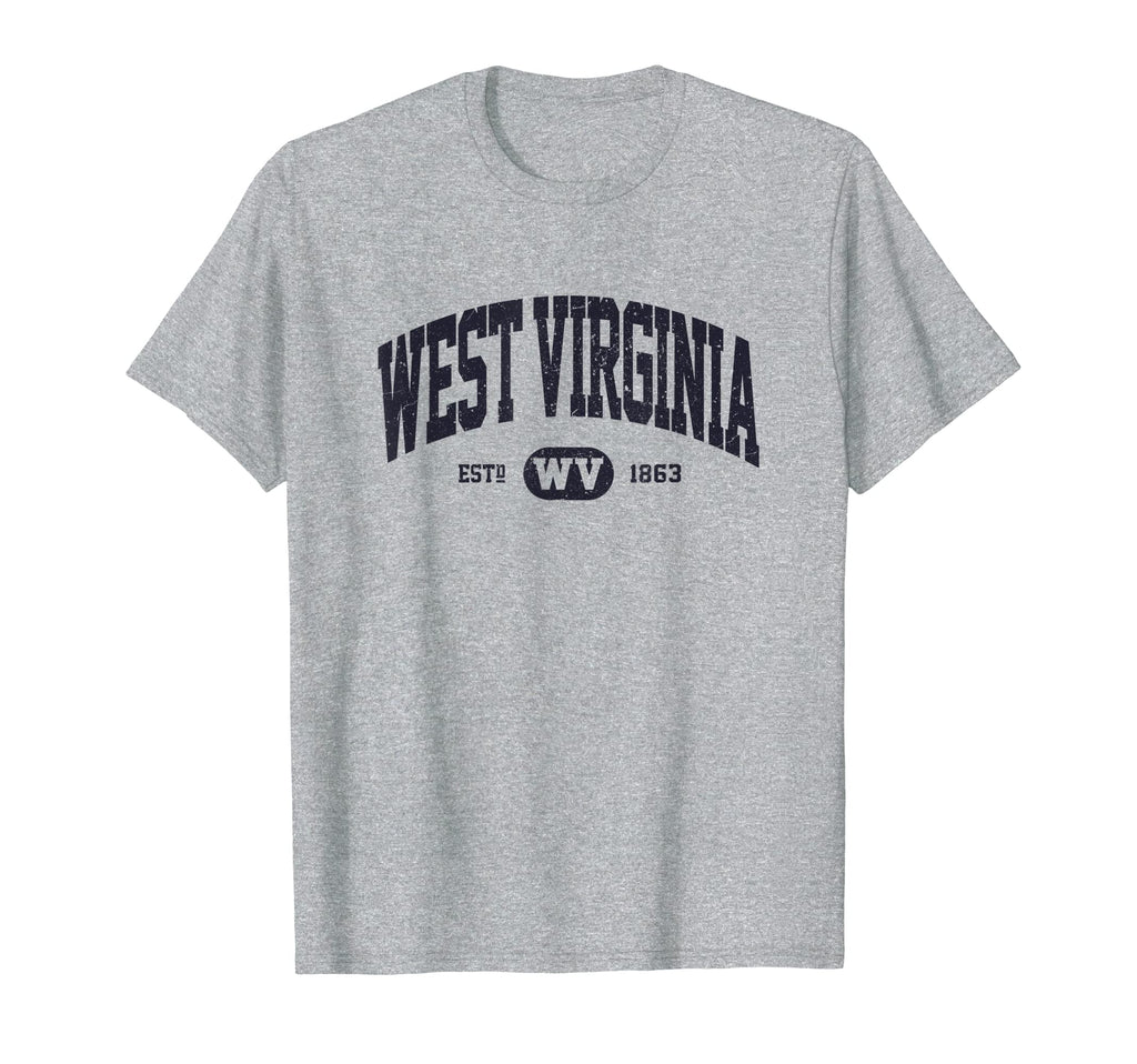 Navy West Virginia T-Shirt - Casual Everyday Wear for Adults - T-Shirt, Sweatshirt, Hoodie