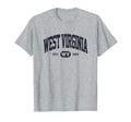 Navy West Virginia T-Shirt - Casual Everyday Wear for Adults - T-Shirt, Sweatshirt, Hoodie