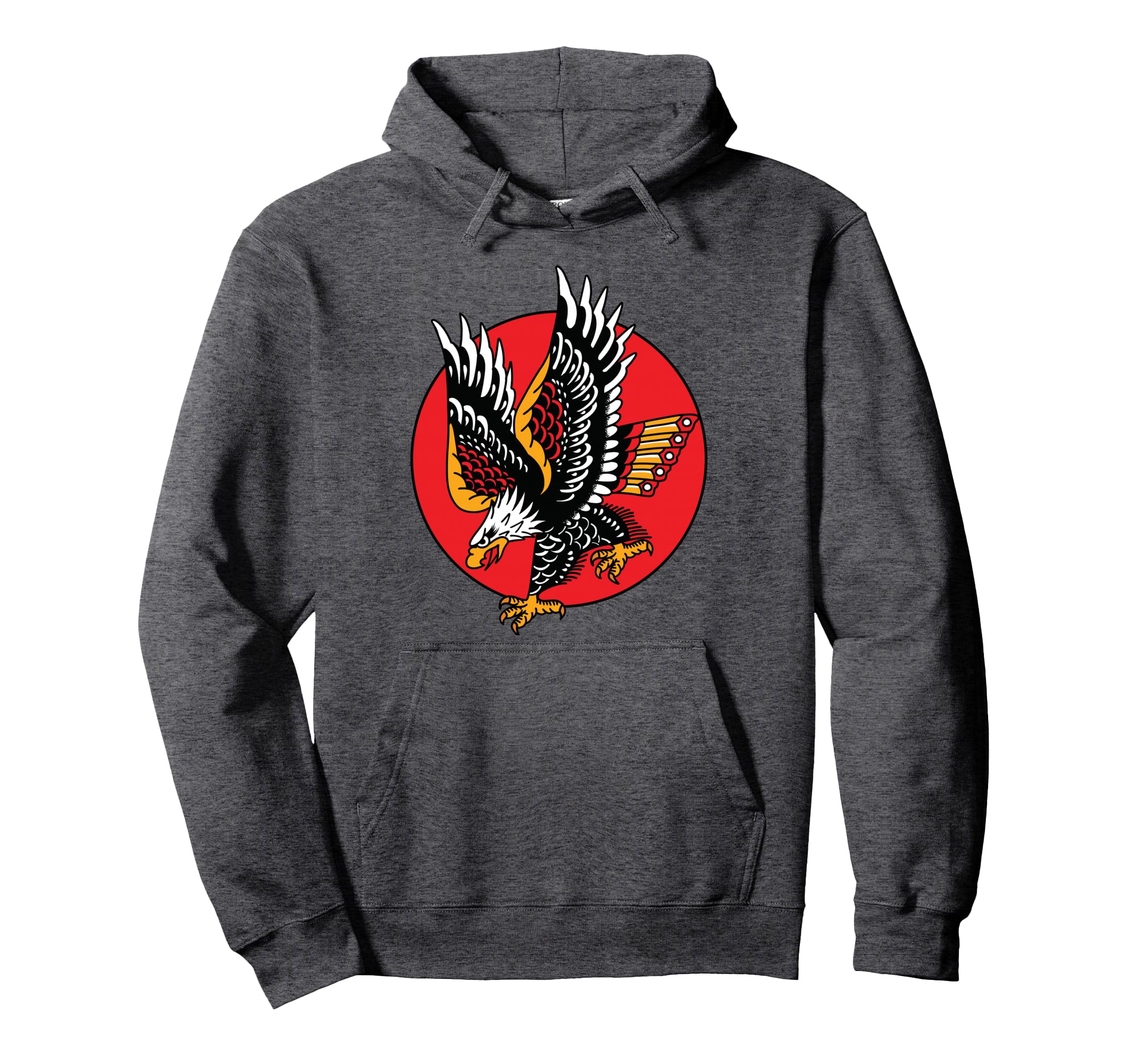 Eagle American Traditional Tattoo Ink Old Hoodie - Novelty Apparel Unisex - T-Shirt, Sweatshirt, Hoodie