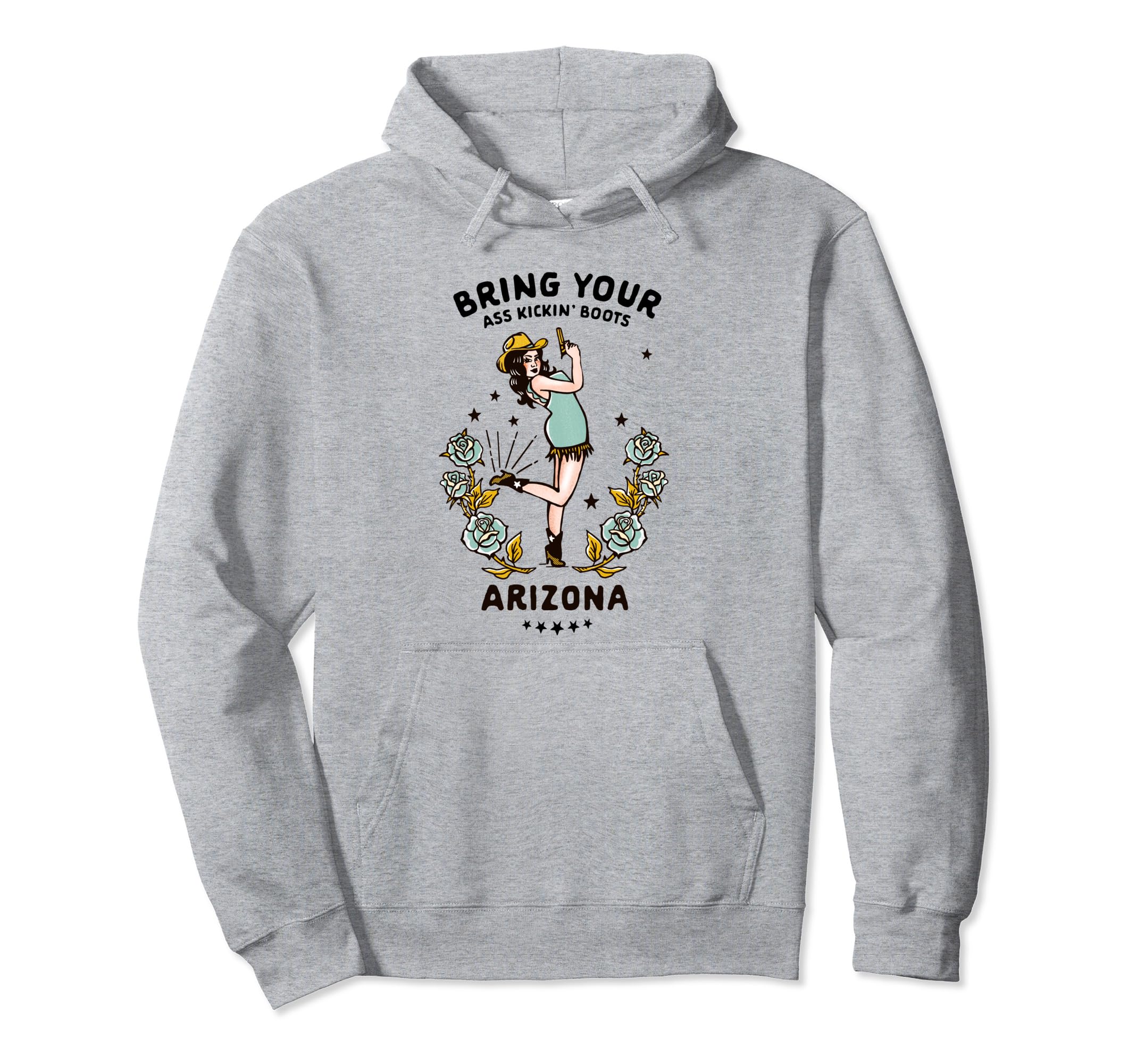 Arizona Cowgirl Western Rodeo Cowgirls Hoodie - Casual Everyday Wear Unisex - T-Shirt, Sweatshirt, Hoodie