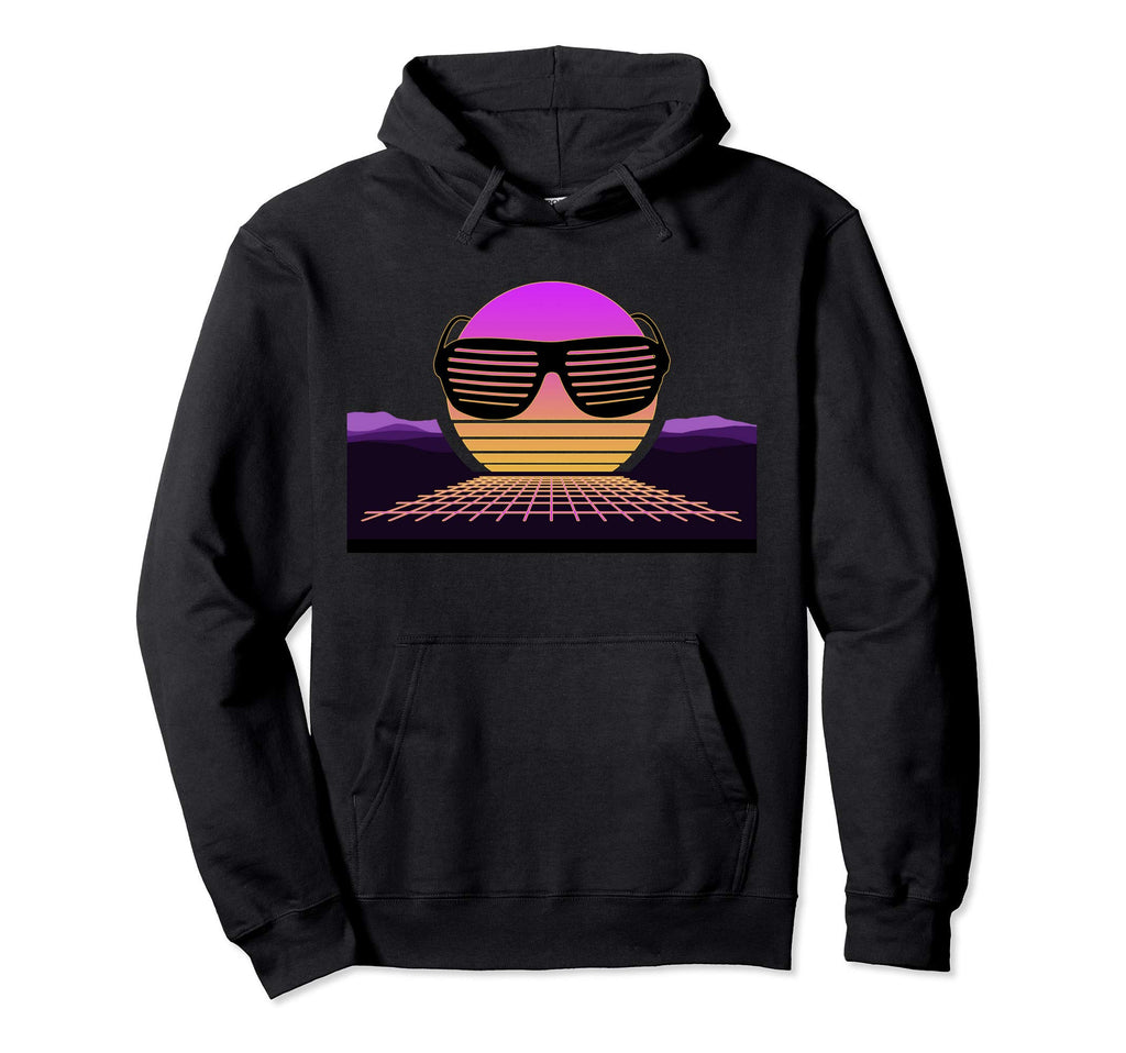 80S Digital Vaporwave Synthwave Hoodie - Aesthetic Graphic for Adults - T-Shirt, Sweatshirt, Hoodie