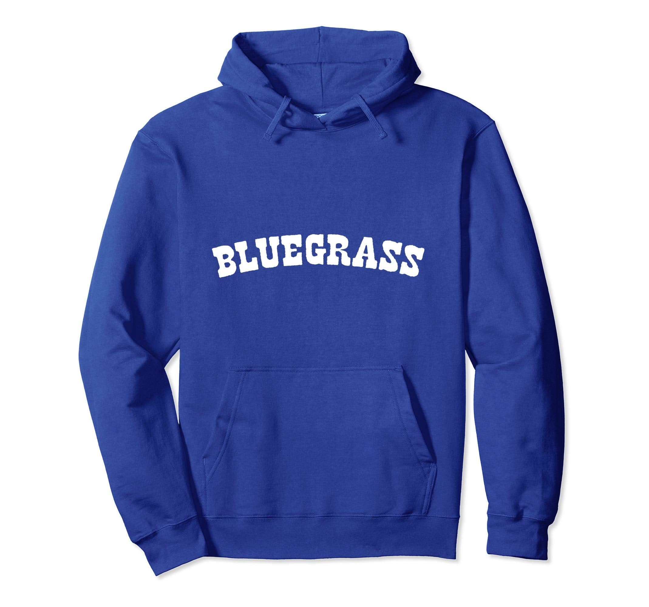 Bluegrass Minimalist Western Font Hoodie - Fun Novelty Design for Adults - T-Shirt, Sweatshirt, Hoodie