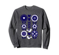Scandinavian Nordic Hygge Floral Sweatshirt - Casual Everyday Wear Unisex - T-Shirt, Sweatshirt, Hoodie