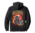Grandpa Motorcycle Riding Biker Outfit Hoodie - Unique Graphic Unisex - T-Shirt, Sweatshirt, Hoodie