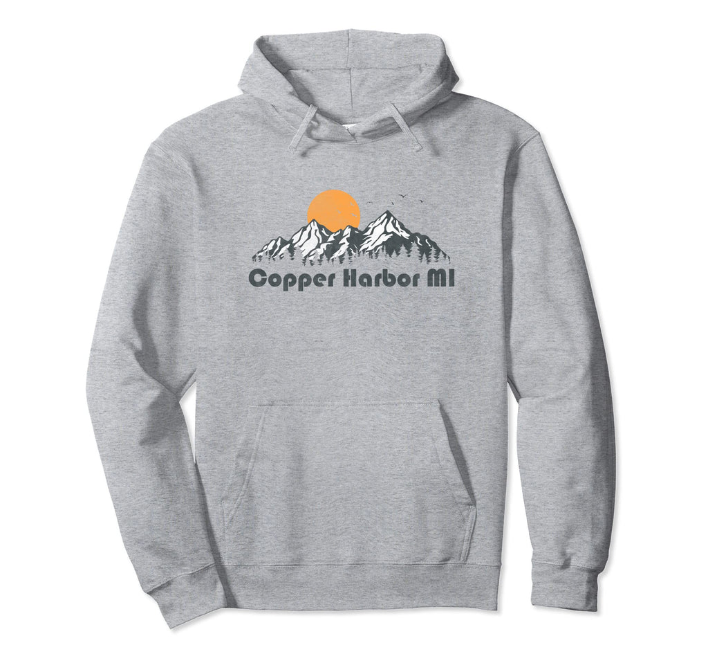 Copper Harbor Michigan Mi 70S Hoodie - Unique Graphic Unisex - T-Shirt, Sweatshirt, Hoodie