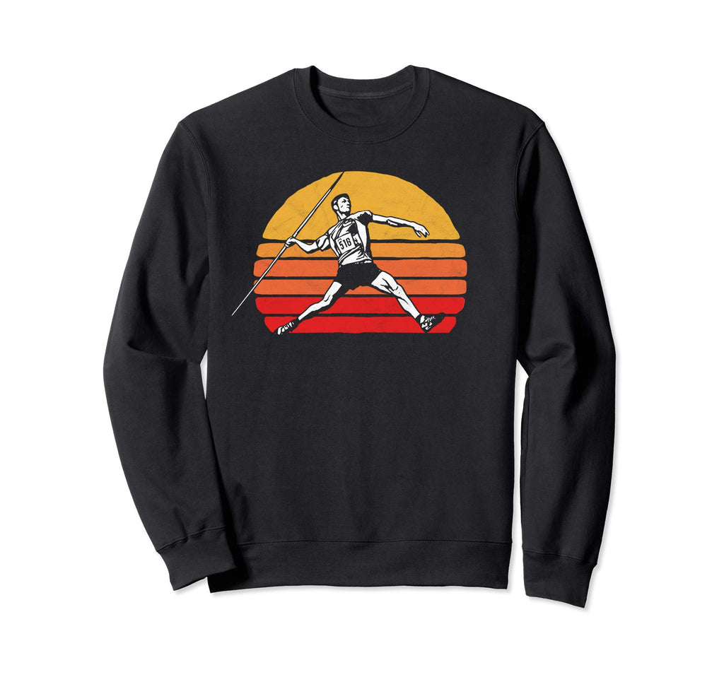 Javelin Thrower Distressed Sweatshirt - Fun Novelty Design Men Women - T-Shirt, Sweatshirt, Hoodie