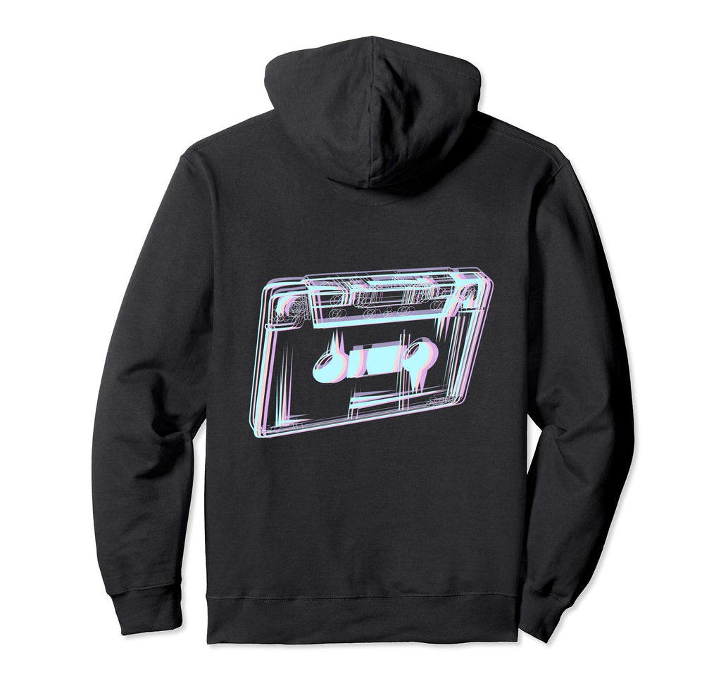 Cassette Tape Vaporwave Aesthetic Hoodie - Aesthetic Graphic for Adults - T-Shirt, Sweatshirt, Hoodie