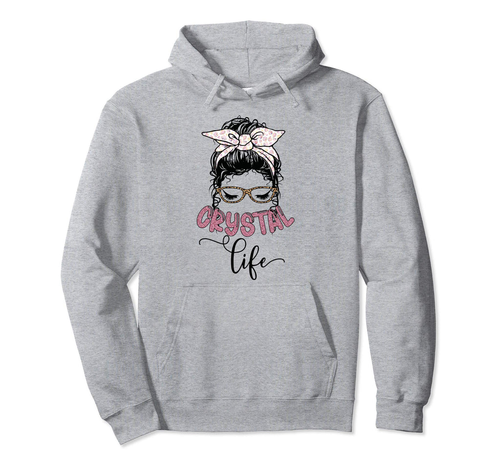 Crystal Life Witchy Crystals Lover Hoodie - Fun Novelty Design for Adults - T-Shirt, Sweatshirt, Hoodie
