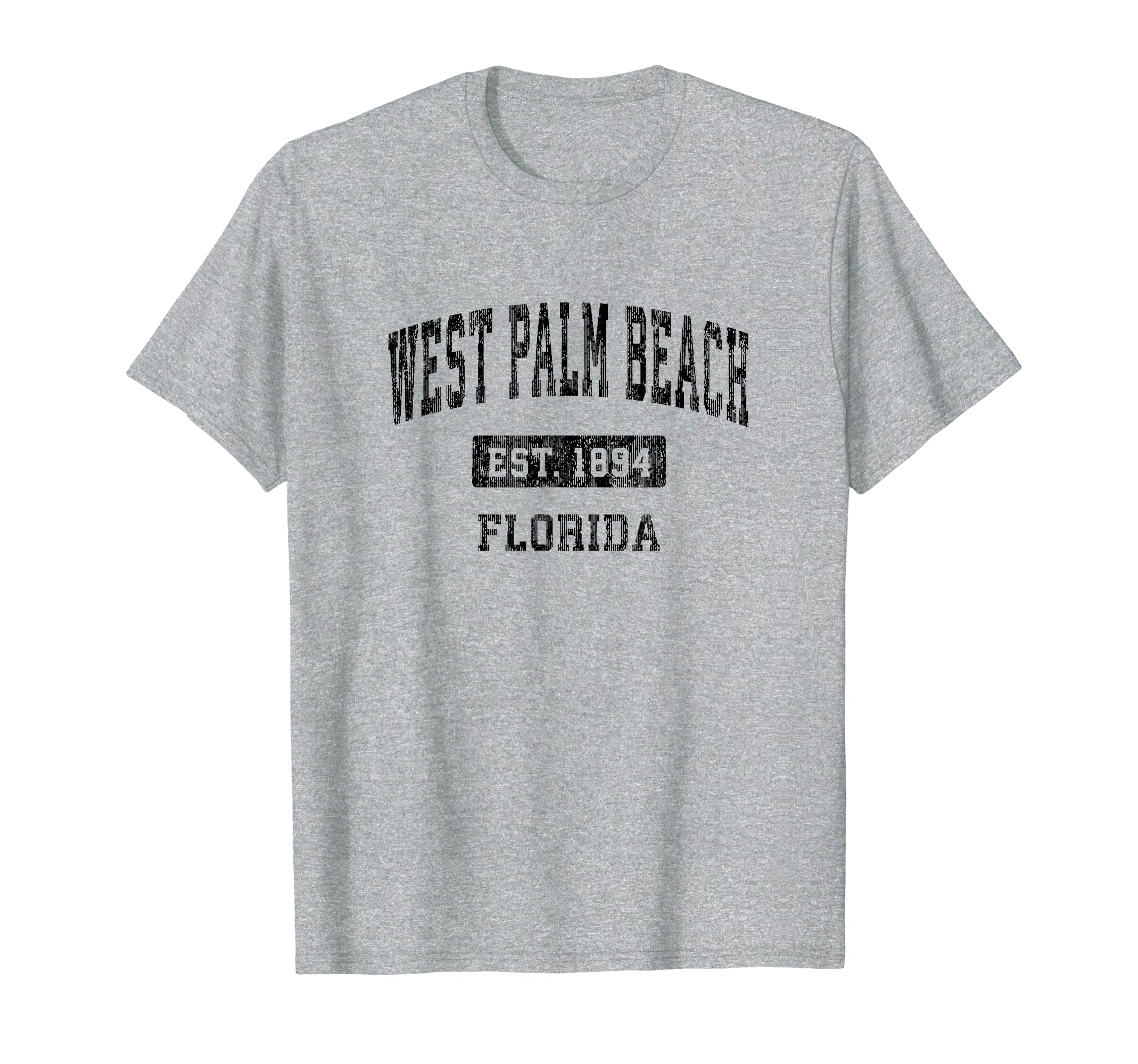 West Palm Beach Florida Fl Sports Black T-Shirt - Streetwear Style Unisex - T-Shirt, Sweatshirt, Hoodie