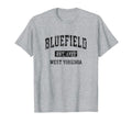 Bluefield West Virginia Wv Sports Black T-Shirt - Streetwear Style Unisex - T-Shirt, Sweatshirt, Hoodie