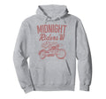 Trendy Midnight Riders 91 Faded Text Hoodie - Trendy Graphic Unisex - T-Shirt, Sweatshirt, Hoodie