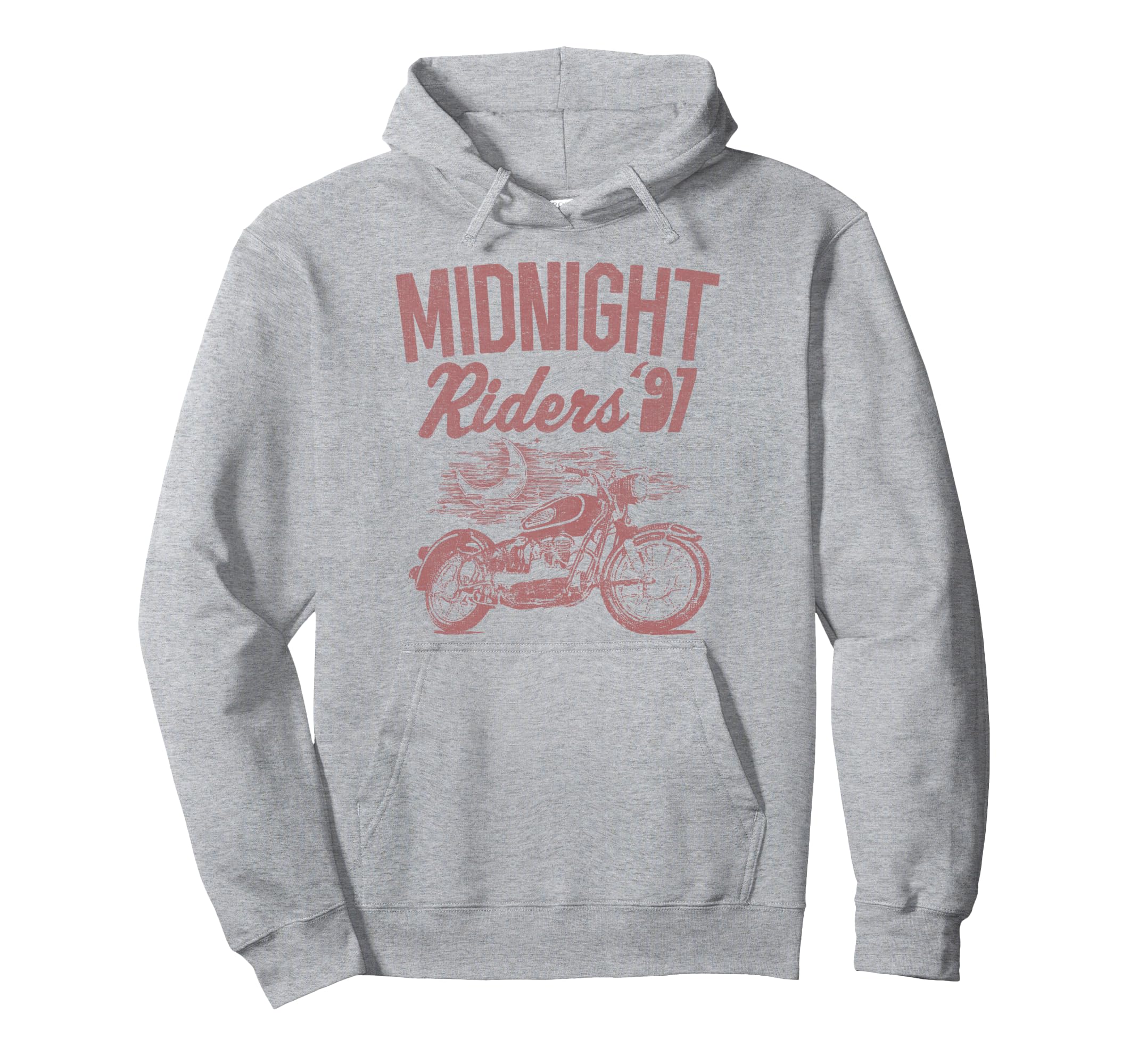 Trendy Midnight Riders 91 Faded Text Hoodie - Trendy Graphic Unisex - T-Shirt, Sweatshirt, Hoodie
