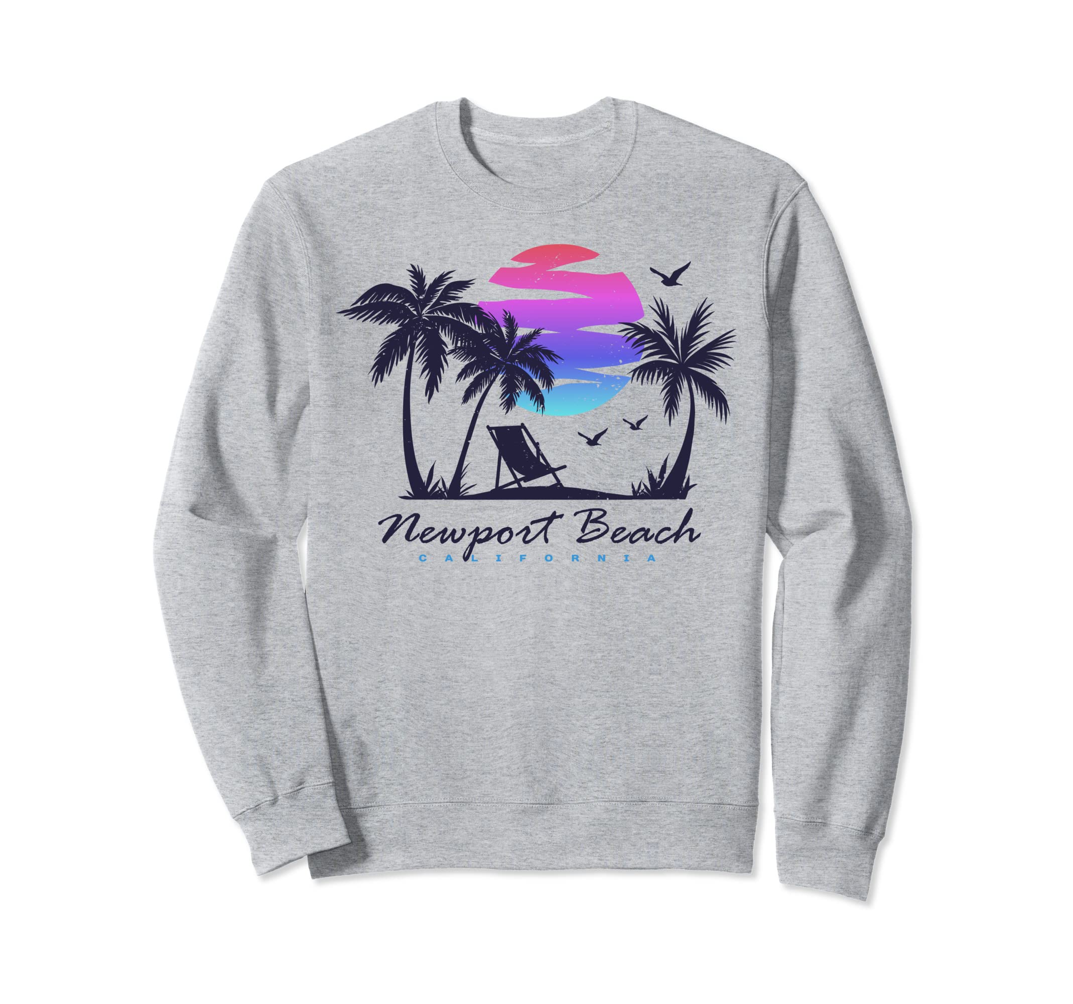 Newport Beach California Vacation Sweatshirt - Novelty Apparel Men Women - T-Shirt, Sweatshirt, Hoodie