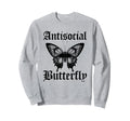 Funny Anti Social Butterfly Introvert Sweatshirt - Custom Art Print Unisex - T-Shirt, Sweatshirt, Hoodie