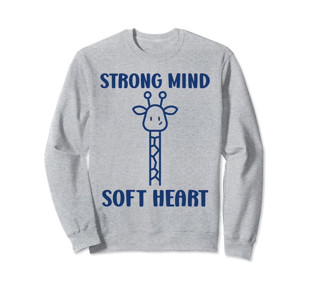 Animal Strong Mind Soft Heart Mental Sweatshirt - Graphic Print for Adults - T-Shirt, Sweatshirt, Hoodie