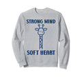 Animal Strong Mind Soft Heart Mental Sweatshirt - Graphic Print for Adults - T-Shirt, Sweatshirt, Hoodie