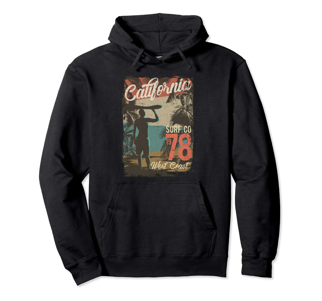 California Surfing West Coast 1978 Hoodie - Minimalist Print Men Women - T-Shirt, Sweatshirt, Hoodie