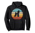 Poodle 60S 70S Sunset Dog Lovers Hoodie - Aesthetic Graphic Unisex - T-Shirt, Sweatshirt, Hoodie
