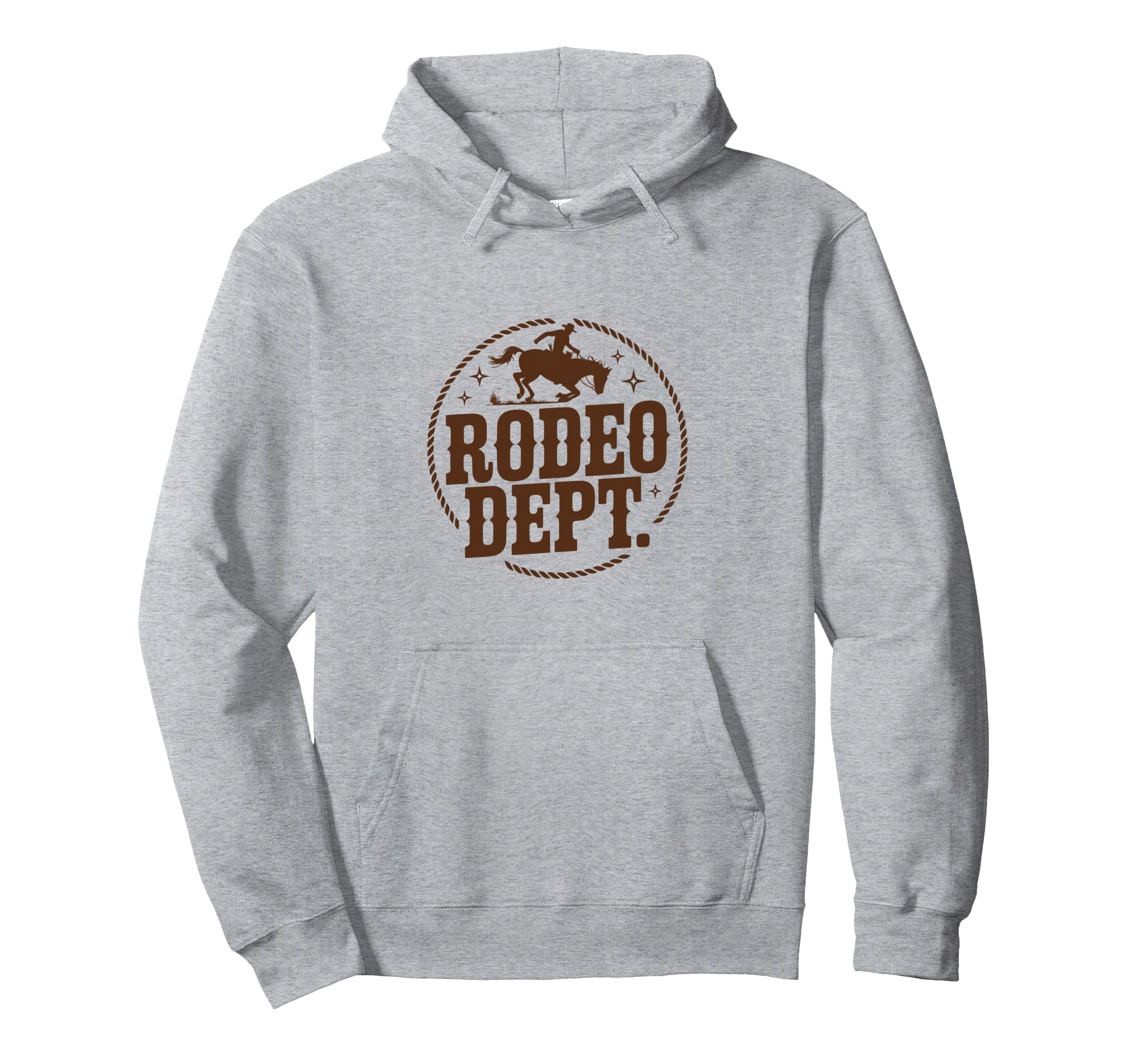 Rodeo Dept Western Rodeo Badge Hoodie - Graphic Print Unisex - T-Shirt, Sweatshirt, Hoodie