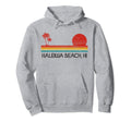 Haleiwa Beach Hawaii Surf Surfer Hoodie - Custom Art Print for Adults - T-Shirt, Sweatshirt, Hoodie