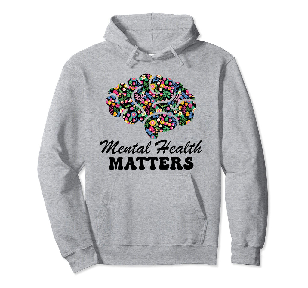 Yellow Mental Health Awareness Hoodie - Fun Novelty Design Men Women - T-Shirt, Sweatshirt, Hoodie