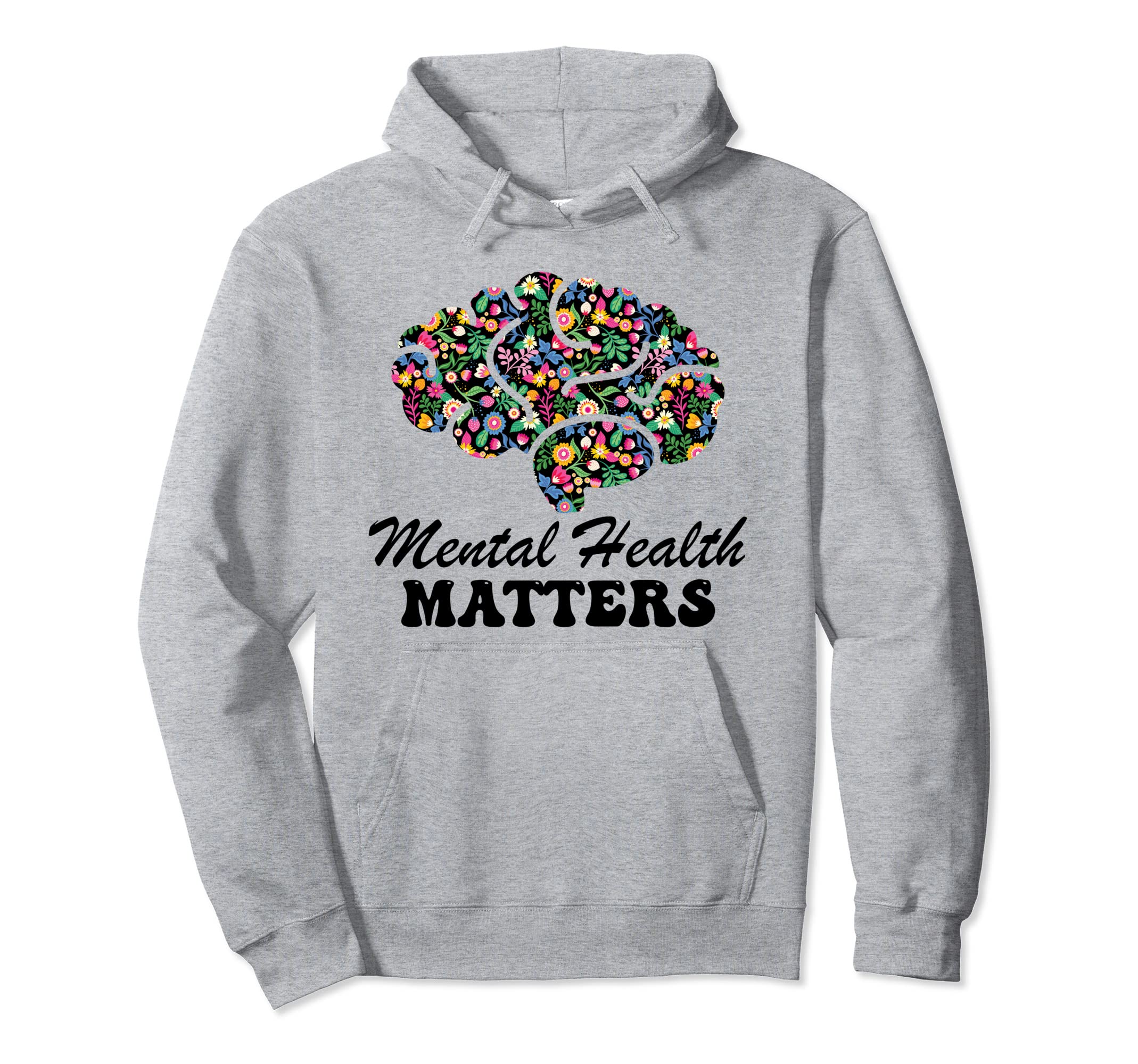 Yellow Mental Health Awareness Hoodie - Fun Novelty Design Men Women - T-Shirt, Sweatshirt, Hoodie