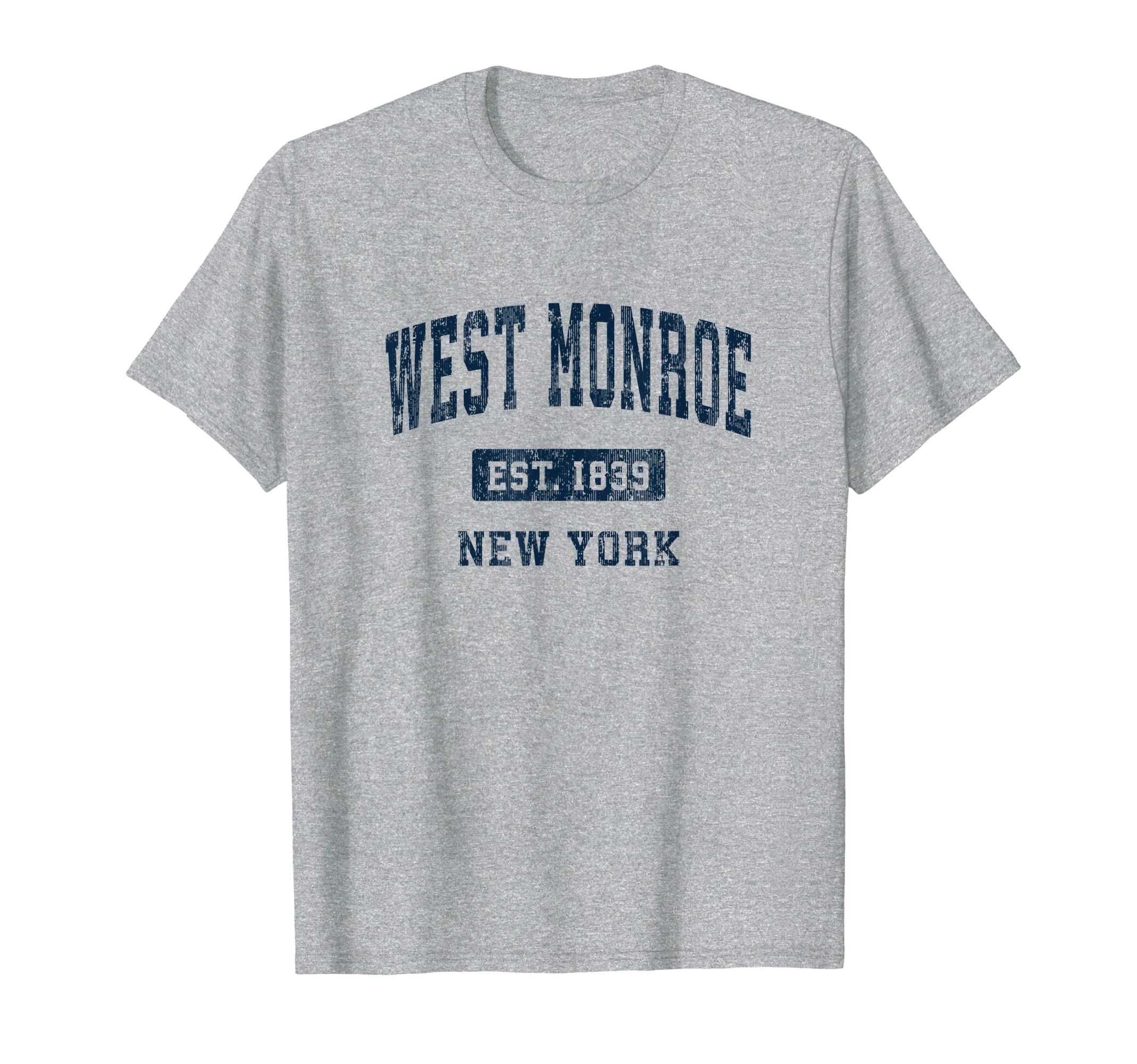 West Monroe New York Ny Athletic T-Shirt - Aesthetic Graphic for Adults - T-Shirt, Sweatshirt, Hoodie