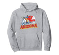 Arizona Bronco Riding Cowboy Hoodie - Aesthetic Graphic Men Women - T-Shirt, Sweatshirt, Hoodie
