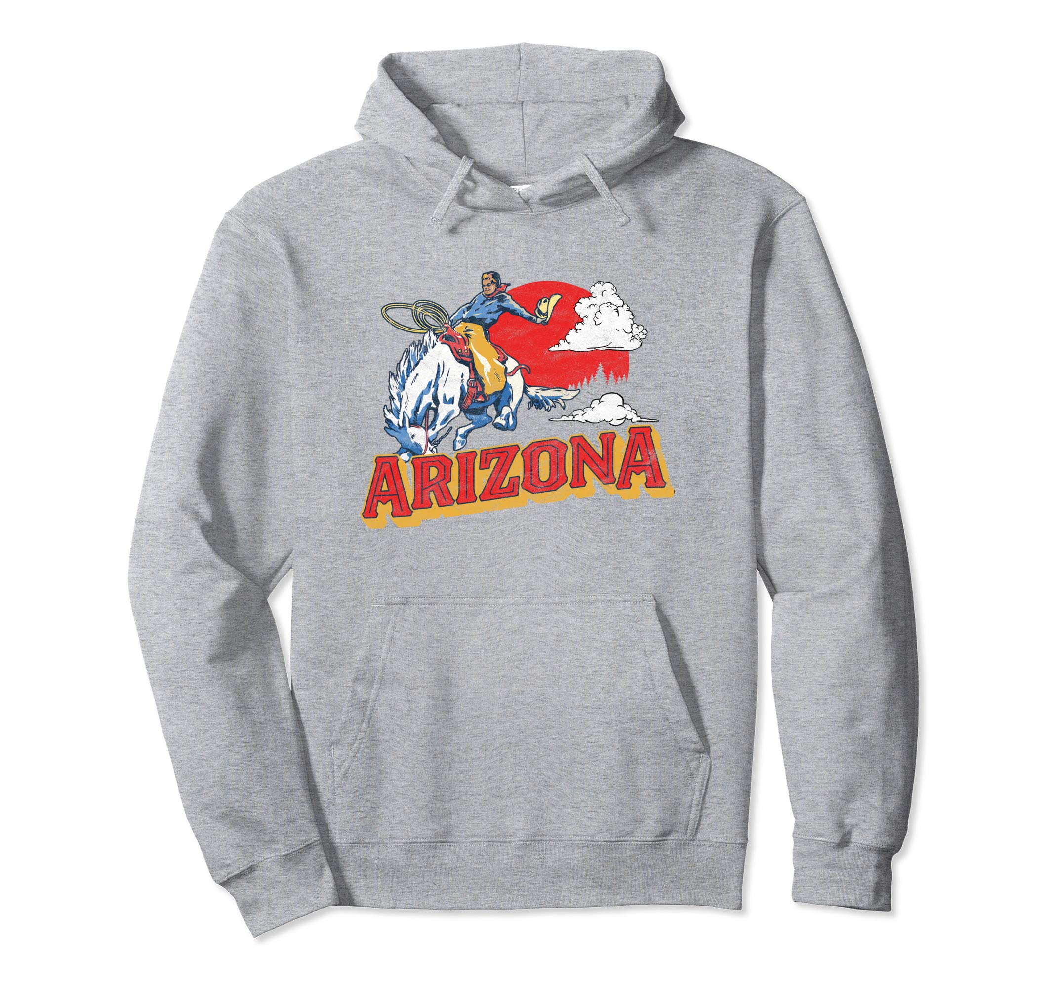 Arizona Bronco Riding Cowboy Hoodie - Aesthetic Graphic Men Women - T-Shirt, Sweatshirt, Hoodie