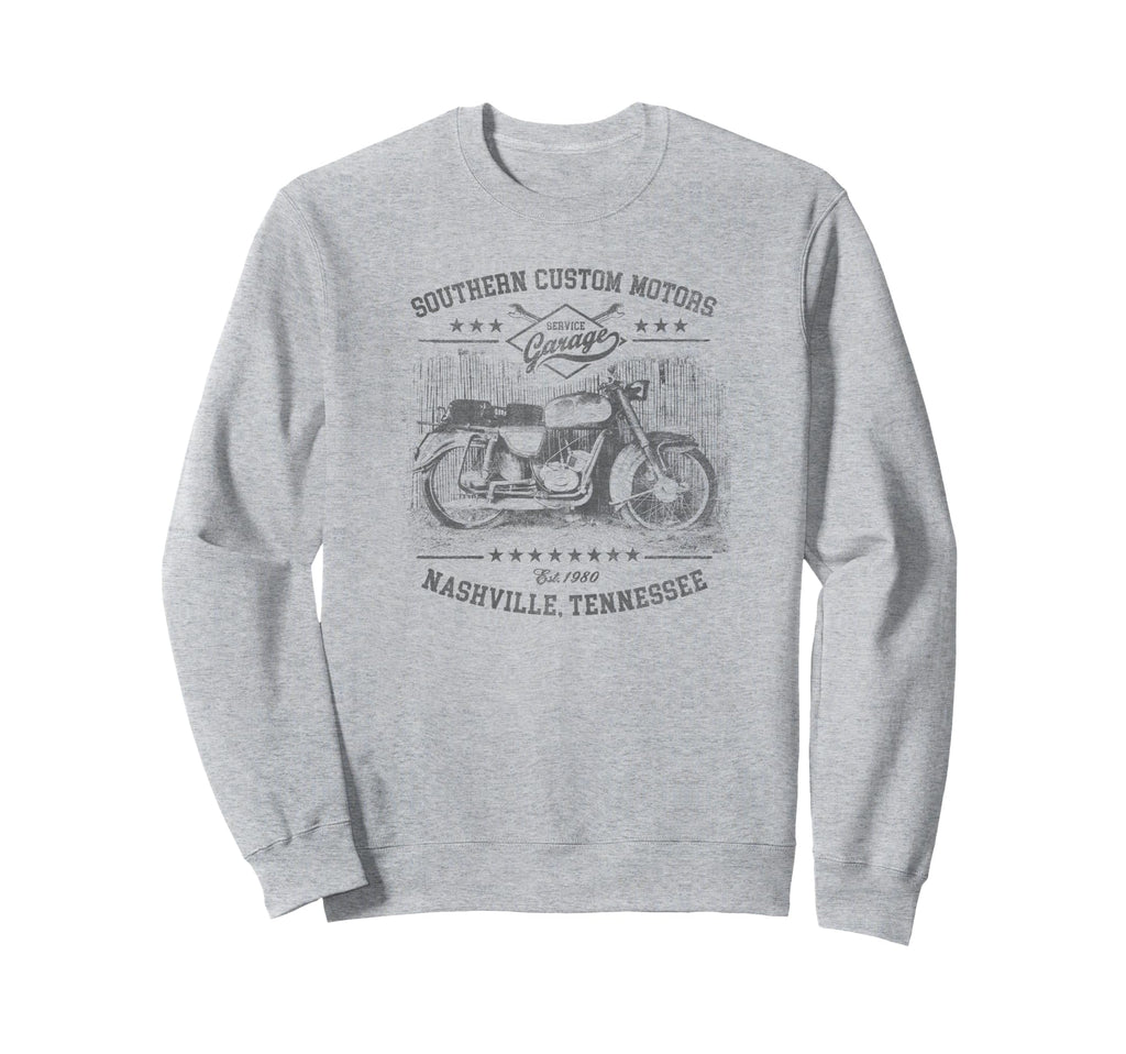 Trendy Service Garage Motorcycle Sweatshirt - Minimalist Print Men Women - T-Shirt, Sweatshirt, Hoodie
