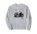 Motorcycle Sidecar Bike Blueprint Sweatshirt - Streetwear Style for Adults - T-Shirt, Sweatshirt, Hoodie
