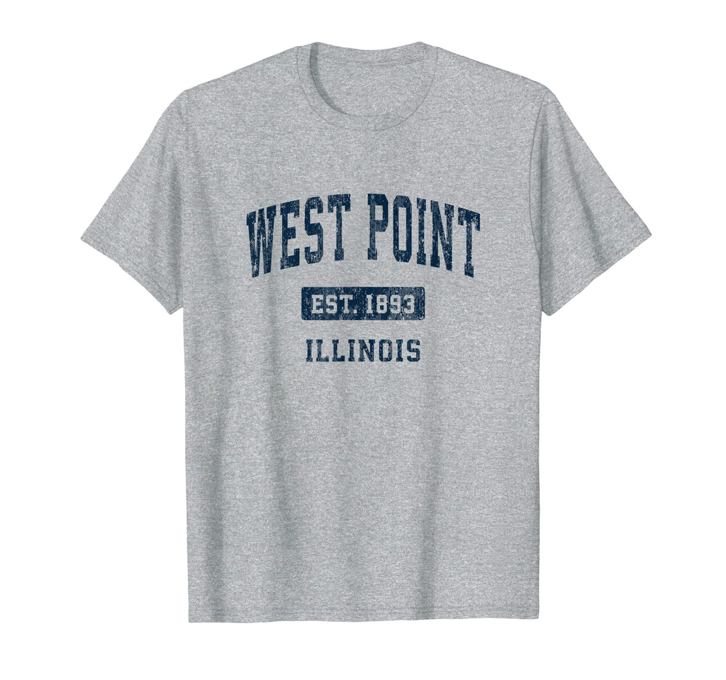 West Point Illinois Il Athletic Sports T-Shirt - Streetwear Style Men Women - T-Shirt, Sweatshirt, Hoodie