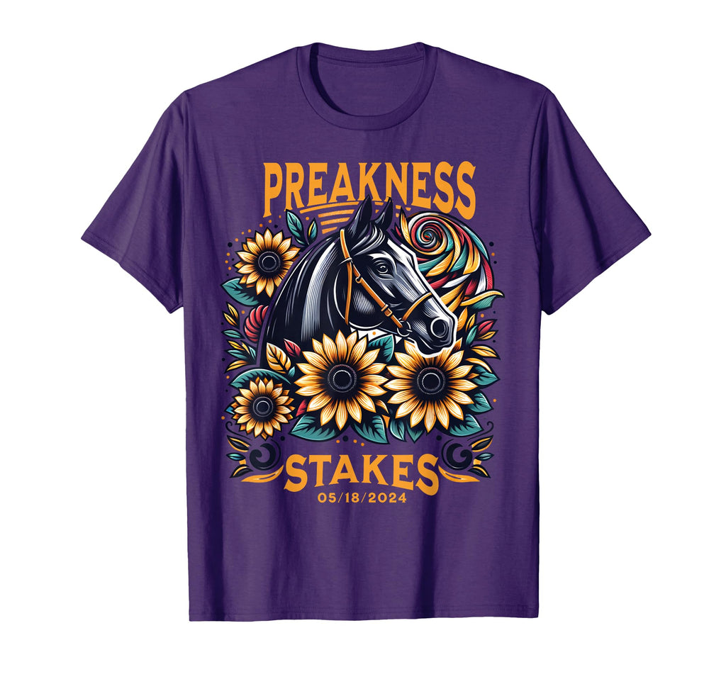 Preakness Stakes Horse Racing Outfit T-Shirt - Novelty Apparel Unisex - T-Shirt, Sweatshirt, Hoodie