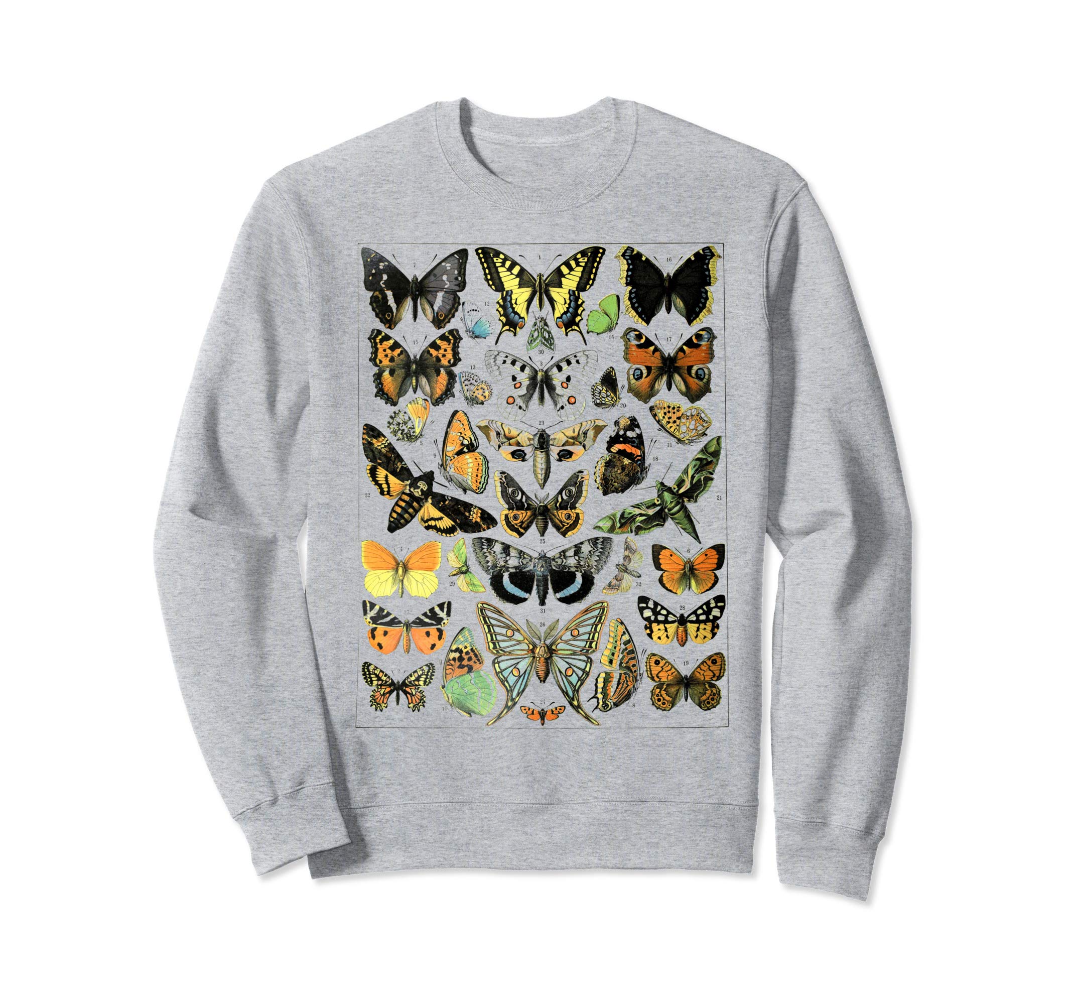 Butterflies Species Butterfly Sweatshirt - Fun Novelty Design for Adults - T-Shirt, Sweatshirt, Hoodie