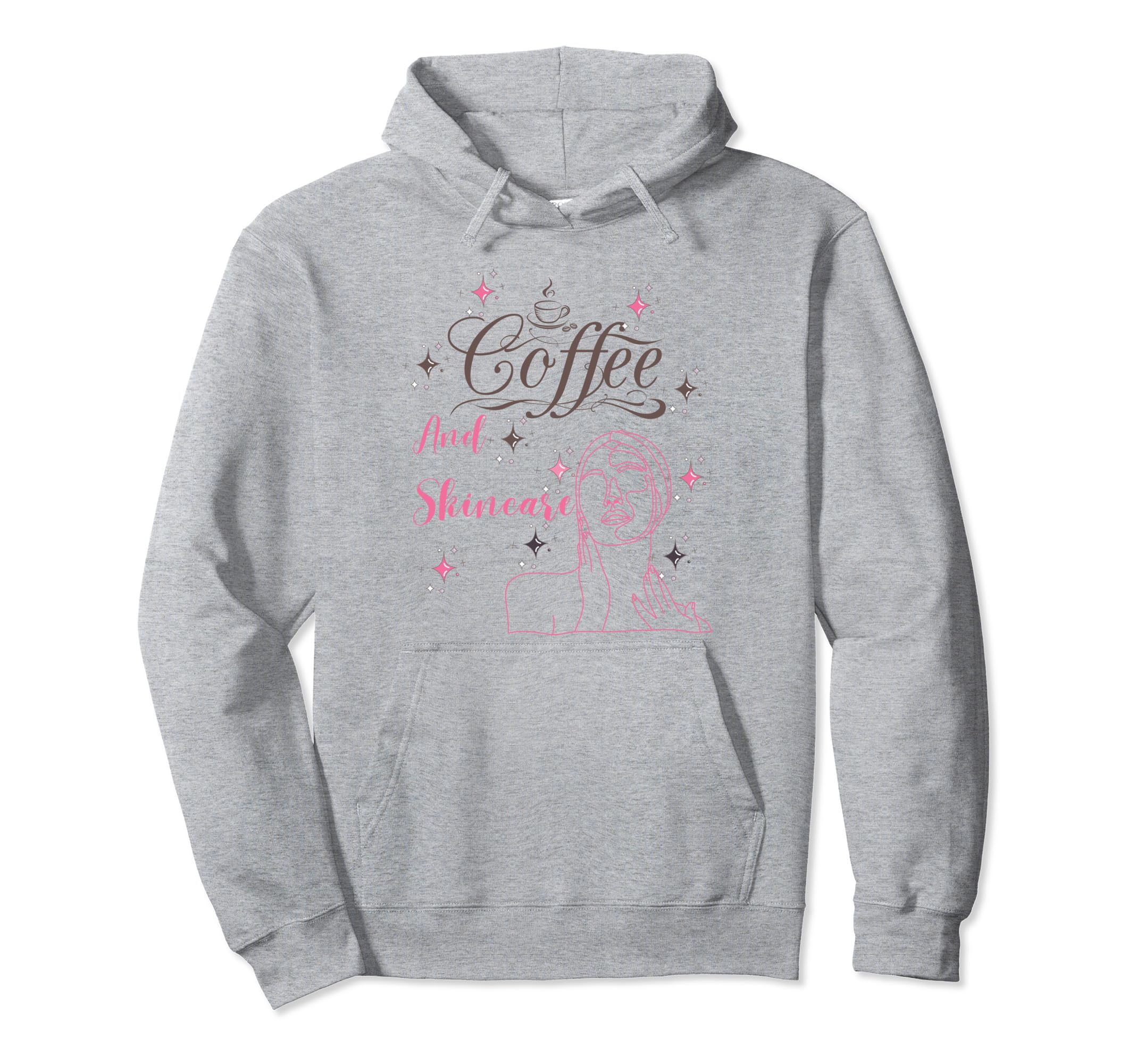 Coffee And Skincare Lovers Hoodie - Streetwear Style for Adults - T-Shirt, Sweatshirt, Hoodie