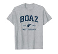 Boaz West Virginia Wv Athletic Navy T-Shirt - Unique Graphic for Adults - T-Shirt, Sweatshirt, Hoodie
