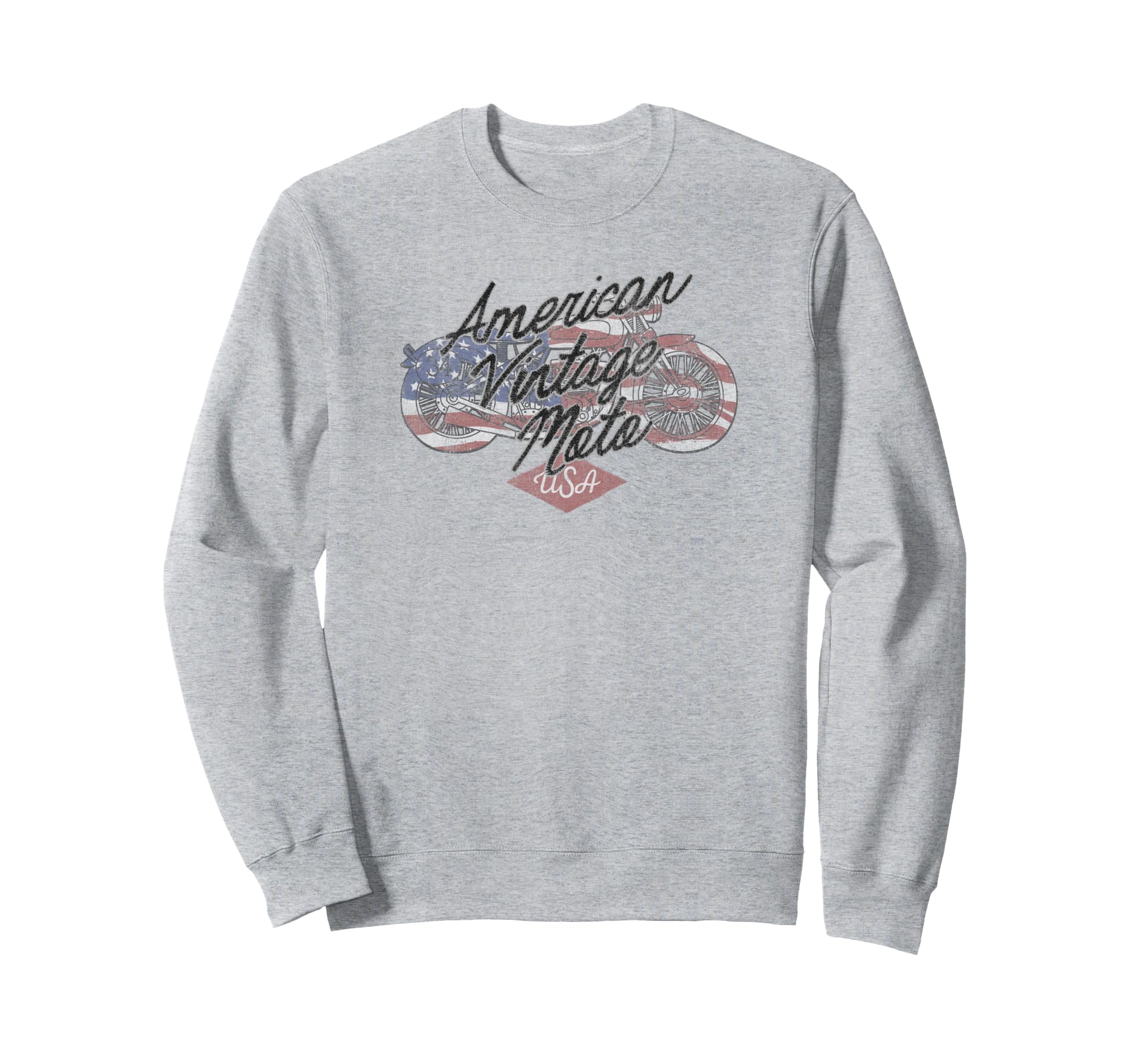 Trendy American Moto Text Overlay Sweatshirt - Custom Art Print Unisex - T-Shirt, Sweatshirt, Hoodie