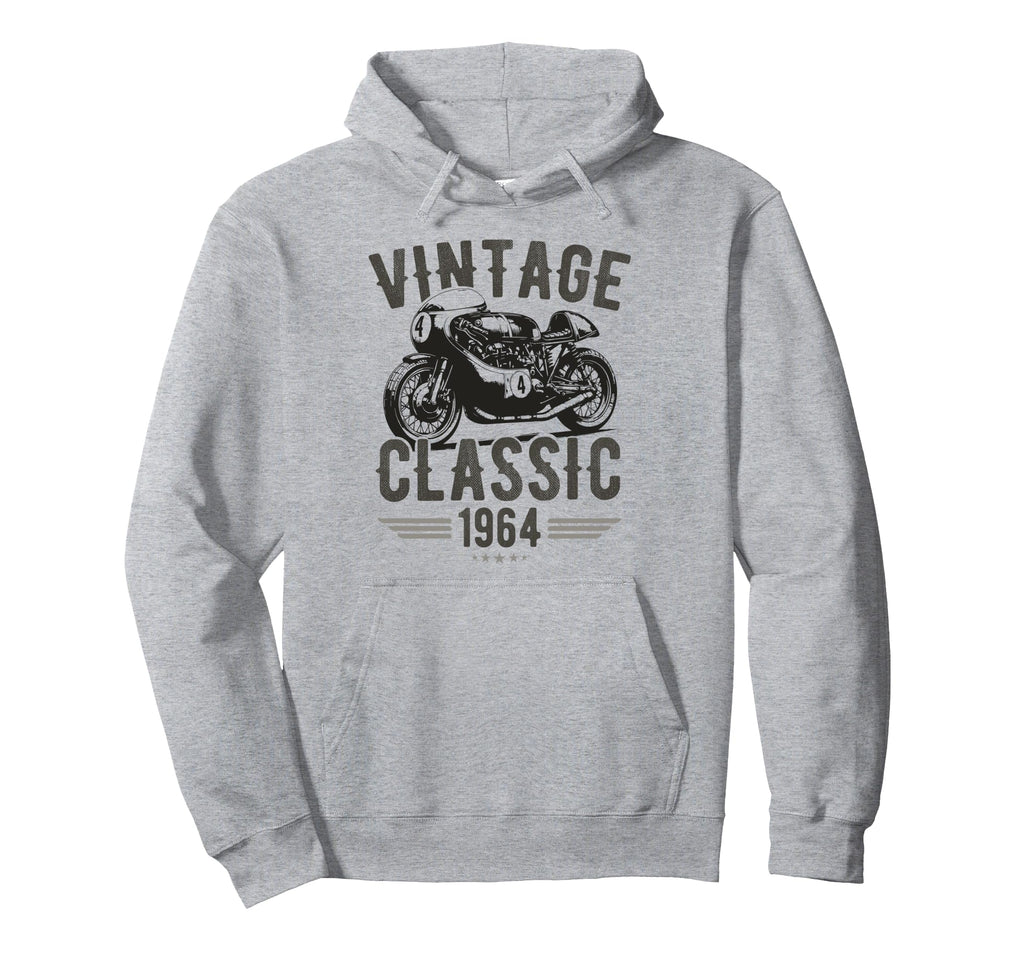 Born 1964 Birthday Motorbike Hoodie - Streetwear Style Men Women - T-Shirt, Sweatshirt, Hoodie