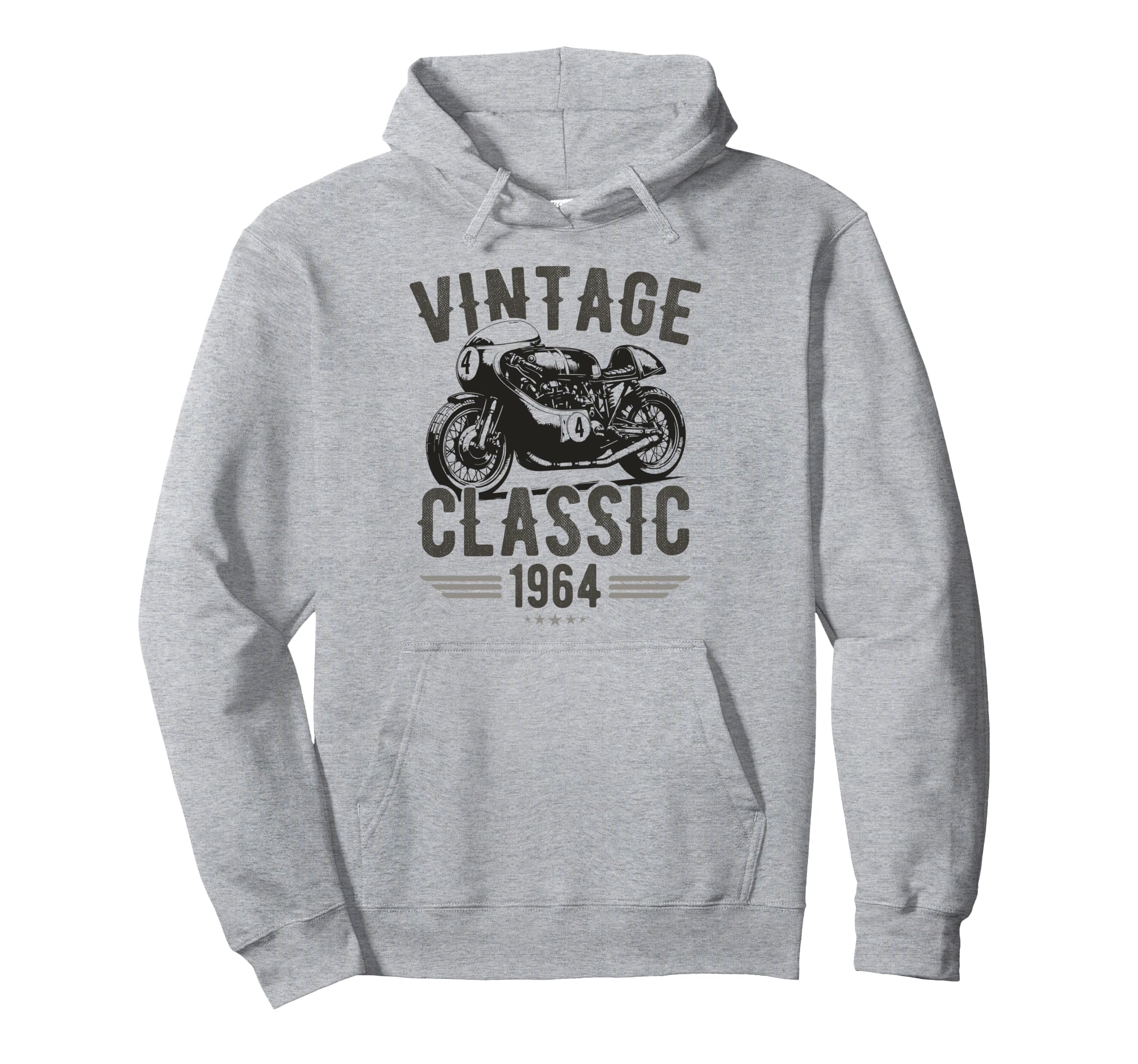Born 1964 Birthday Motorbike Hoodie - Streetwear Style Men Women - T-Shirt, Sweatshirt, Hoodie