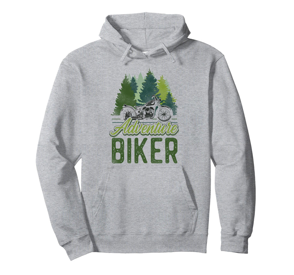 Motorcycle Biker Adventure Biker Hoodie - Aesthetic Graphic Unisex - T-Shirt, Sweatshirt, Hoodie