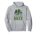 Motorcycle Biker Adventure Biker Hoodie - Aesthetic Graphic Unisex - T-Shirt, Sweatshirt, Hoodie