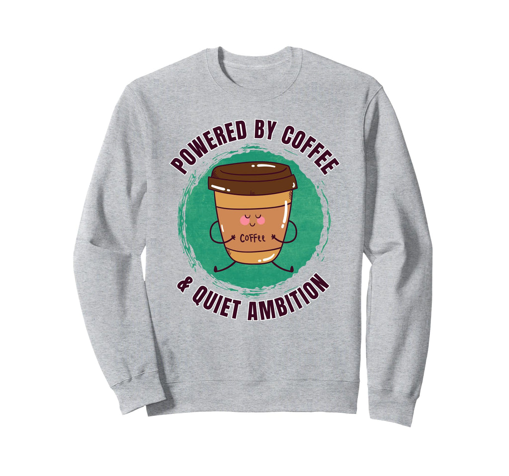 Funny Coffee Yoga Mindfulness Caffeine Sweatshirt - Unique Graphic Unisex - T-Shirt, Sweatshirt, Hoodie