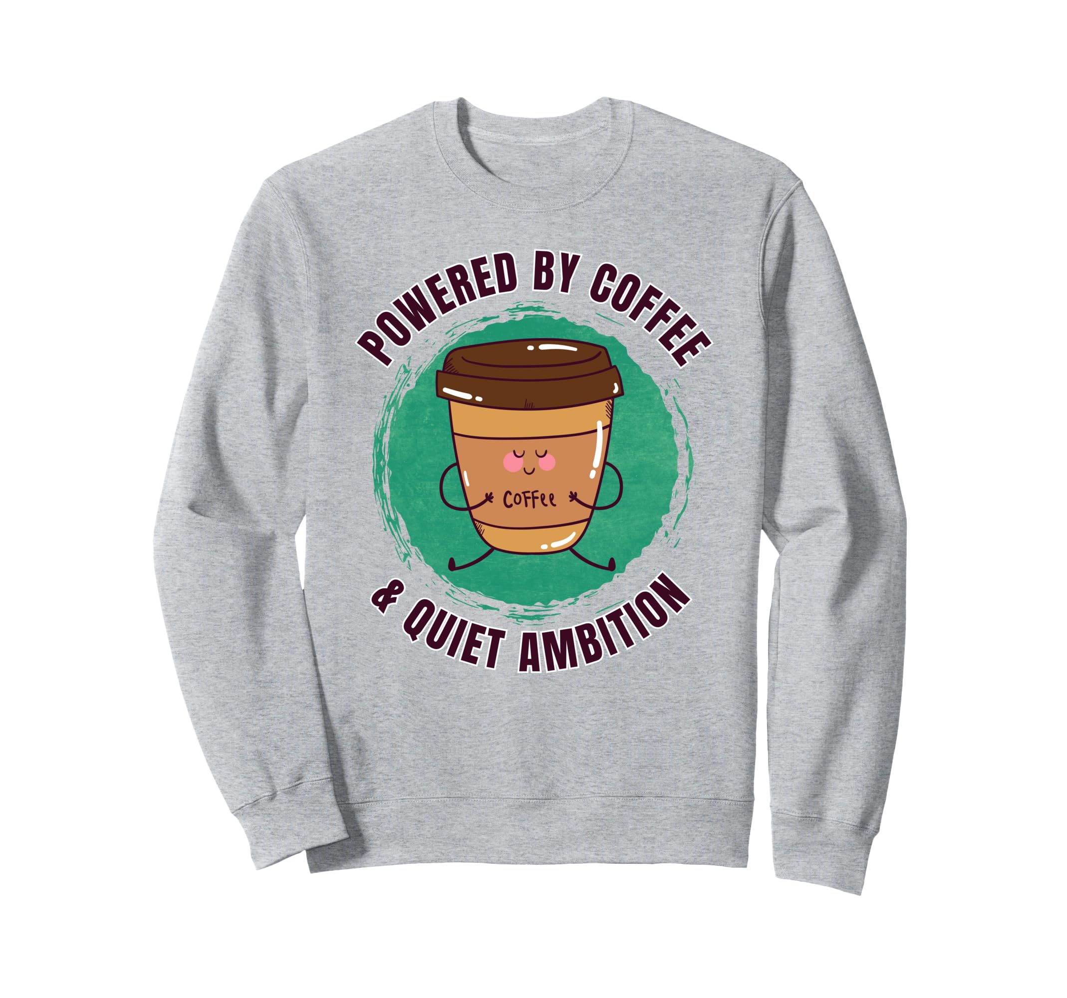Funny Coffee Yoga Mindfulness Caffeine Sweatshirt - Unique Graphic Unisex - T-Shirt, Sweatshirt, Hoodie