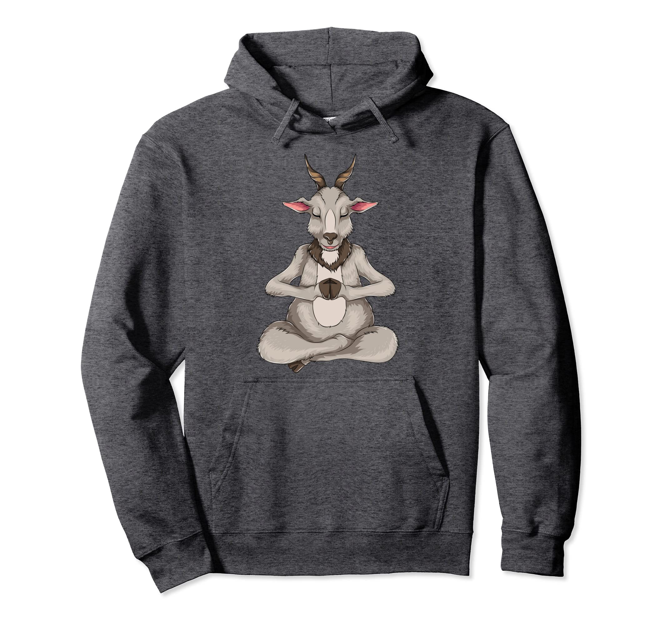 Goat Yoga Funny Mindfulness Diary Hoodie - Casual Everyday Wear Men Women - T-Shirt, Sweatshirt, Hoodie