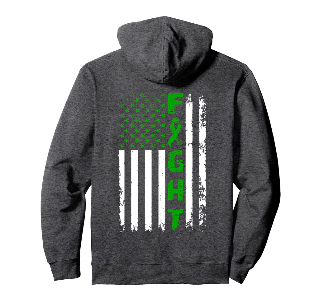 Fight Mental Health American Flag Hoodie - Streetwear Style Unisex - T-Shirt, Sweatshirt, Hoodie