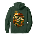 Cowboy Skull Desert Scene Tattoo Flash Hoodie - Minimalist Print Men Women - T-Shirt, Sweatshirt, Hoodie