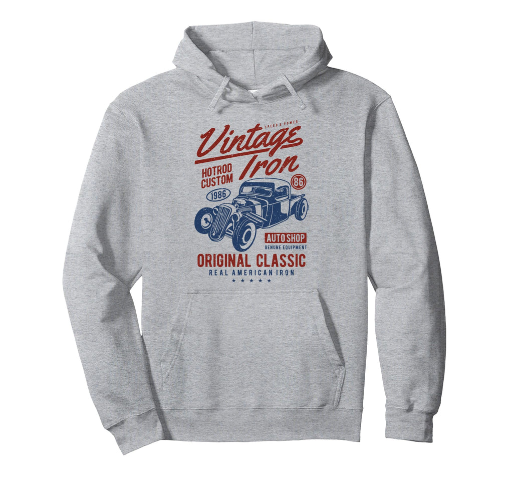 Iron Hot Rod Custom Original Hoodie - Trendy Graphic Unisex - T-Shirt, Sweatshirt, Hoodie