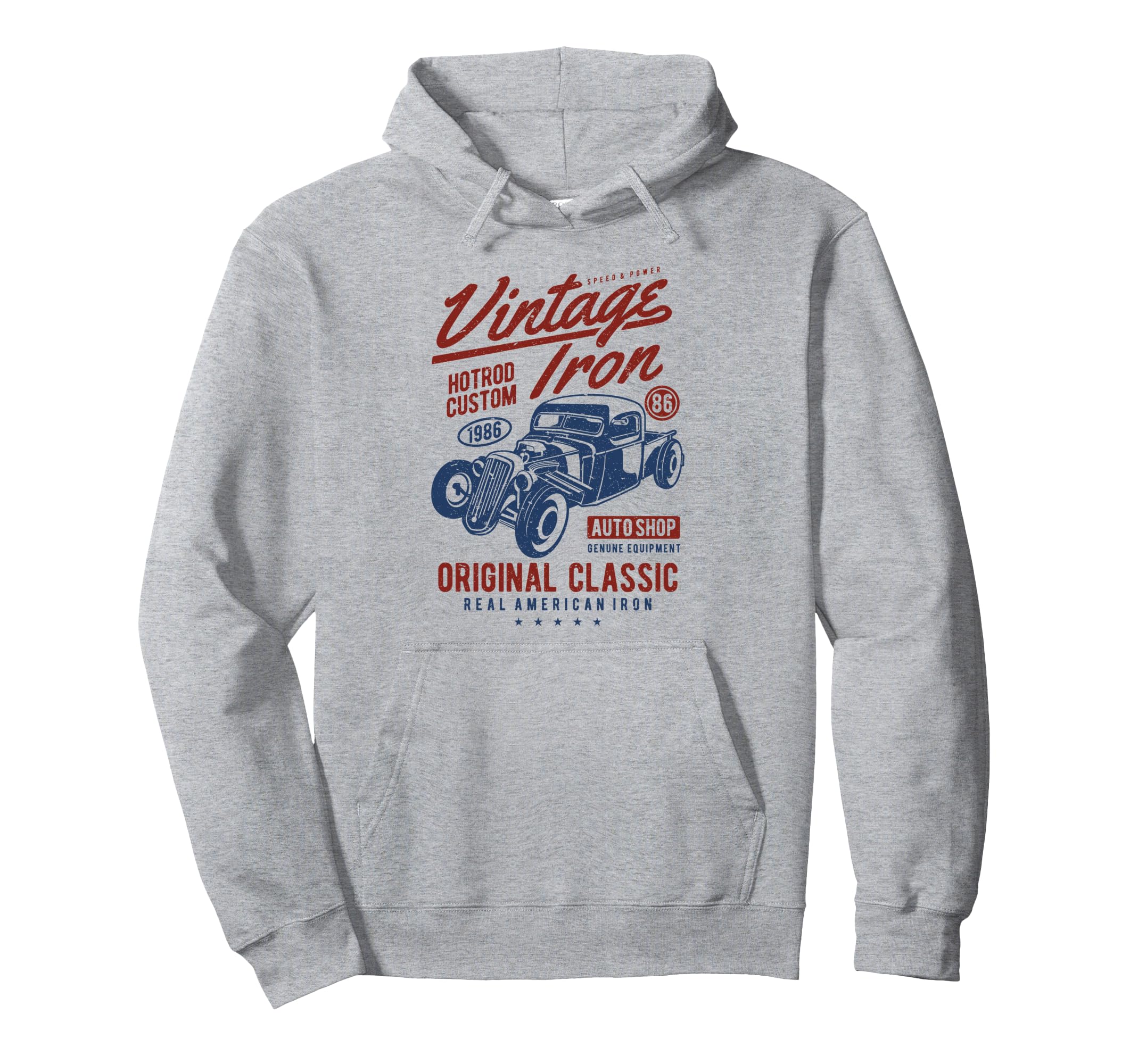 Iron Hot Rod Custom Original Hoodie - Trendy Graphic Unisex - T-Shirt, Sweatshirt, Hoodie
