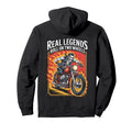 Motorcycle Riding Biker Legend Hoodie - Fun Novelty Design Men Women - T-Shirt, Sweatshirt, Hoodie